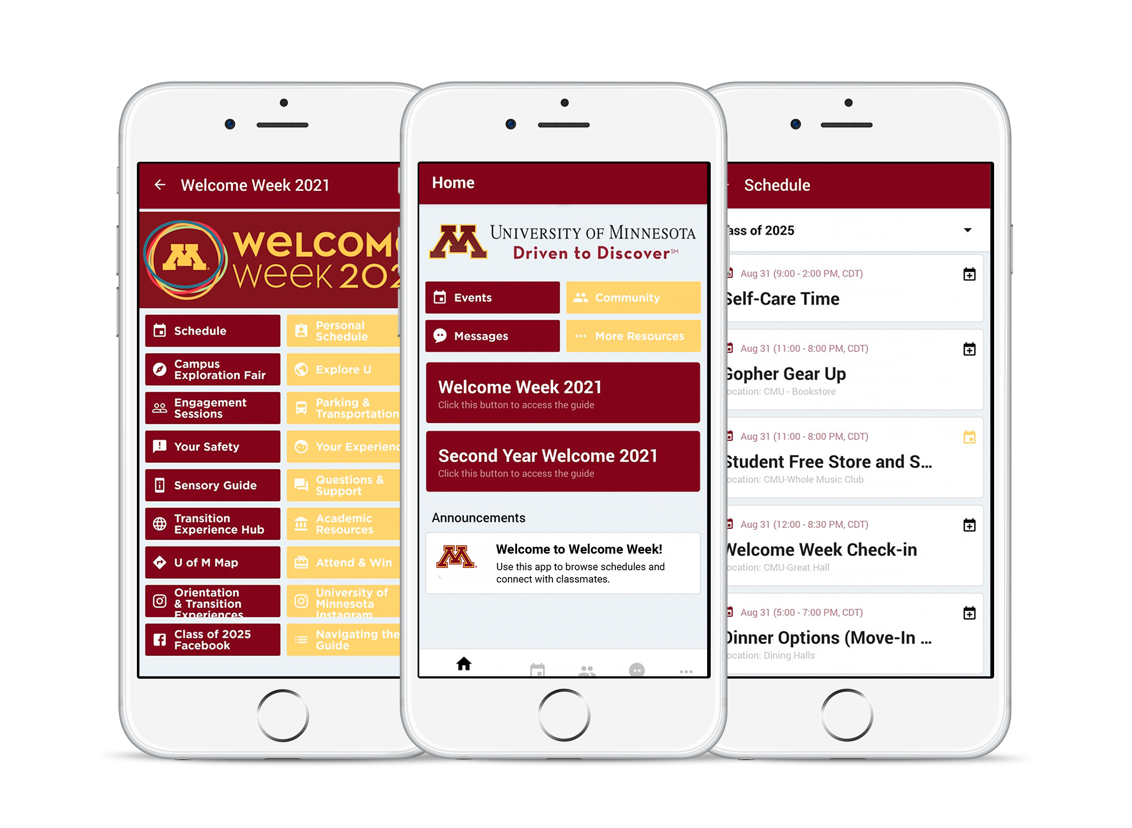 UMN Gopher Transitions Orientation App #1